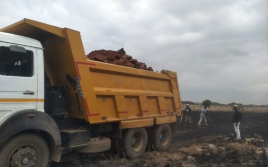 road preparation on Baraka Prime Gardens Phase 1