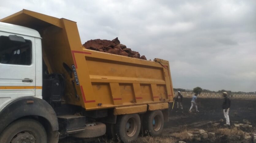 road preparation on Baraka Prime Gardens Phase 1